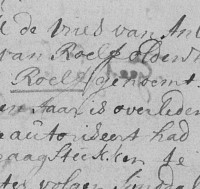 Afbeelding doopakte Roelof